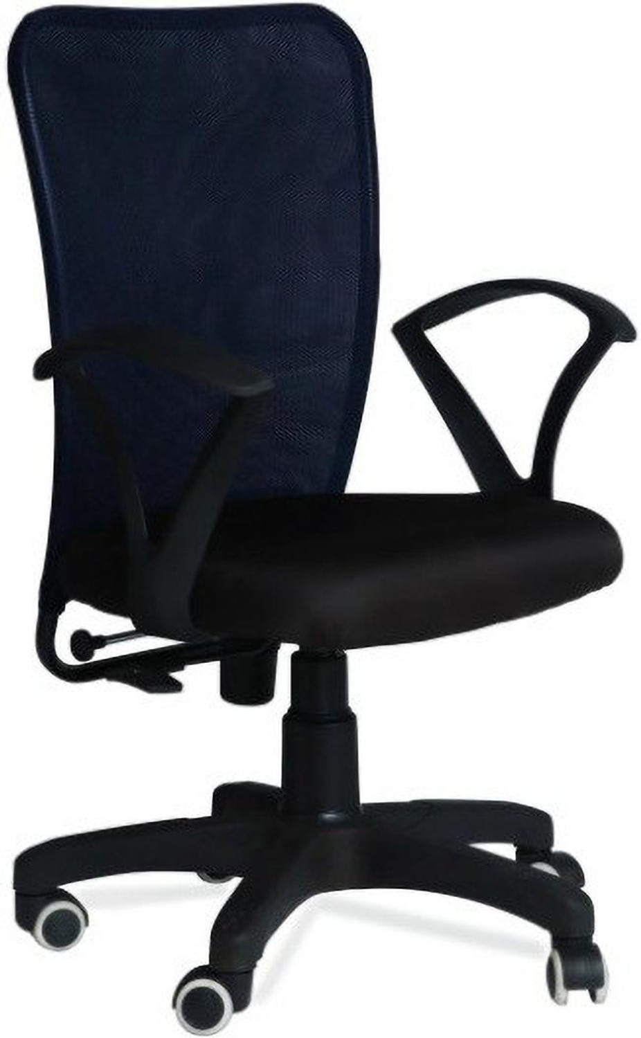 VIVAN INTERIO Fabric Office Executive Chair Blue DIY Do It