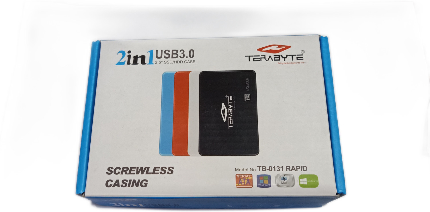 Image of TERABYTE USB 3.0 Laptop Casing 2.5 inch HDD /SSD 2 in 1 USB 3.0 External Hard Drive Enclosure Case for Laptop Hard Disks to Enclosure Case Cover SATA (Color May Vary) 2.5 inch LAPTOP CASING