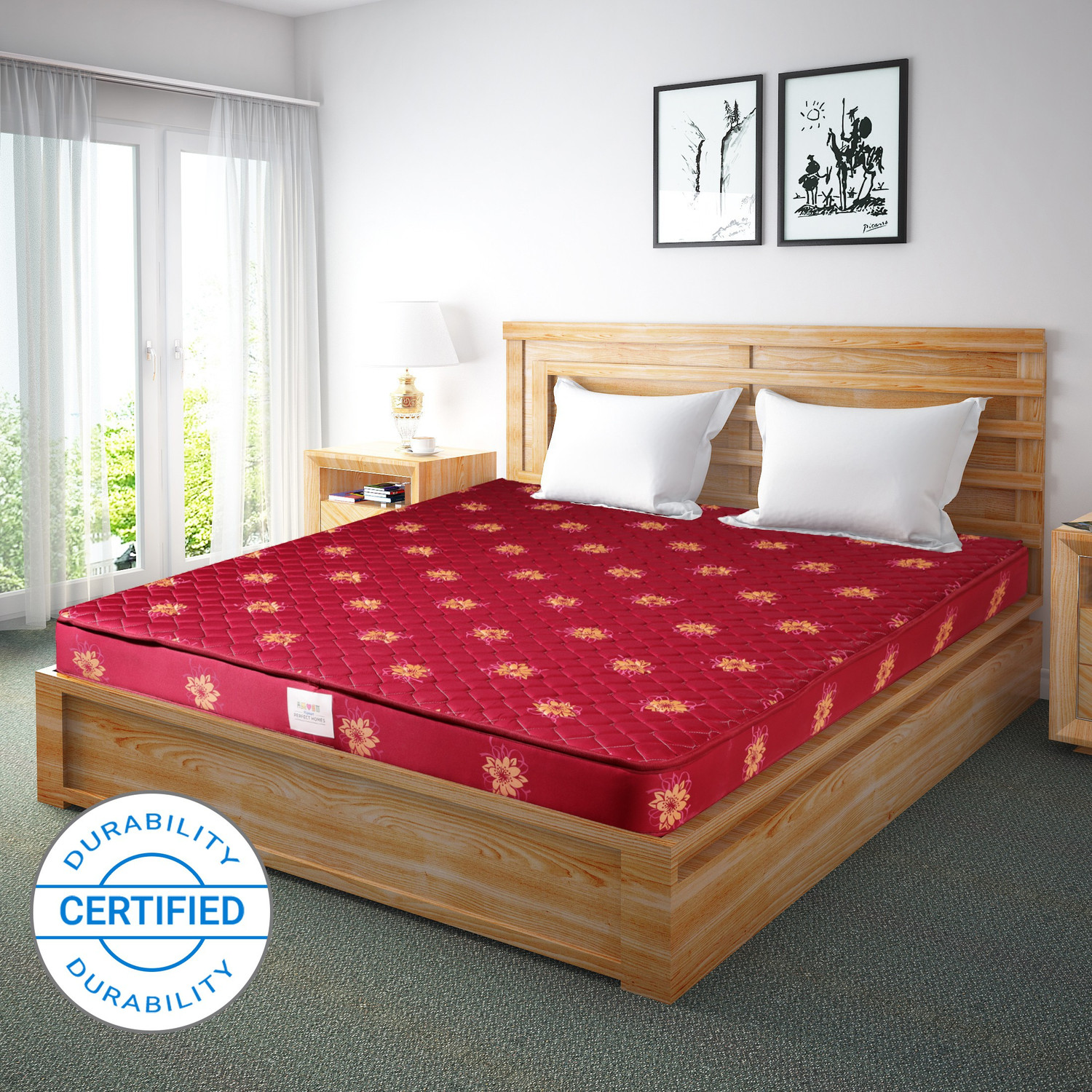 Image of Flipkart Perfect Homes Tysche Orthopedic 4 inch King Coir Mattress