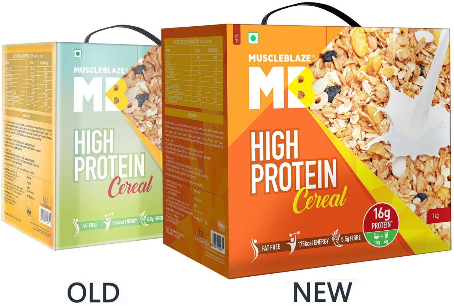 Image of MUSCLEBLAZE High Protein Breakfast Protein Cereal