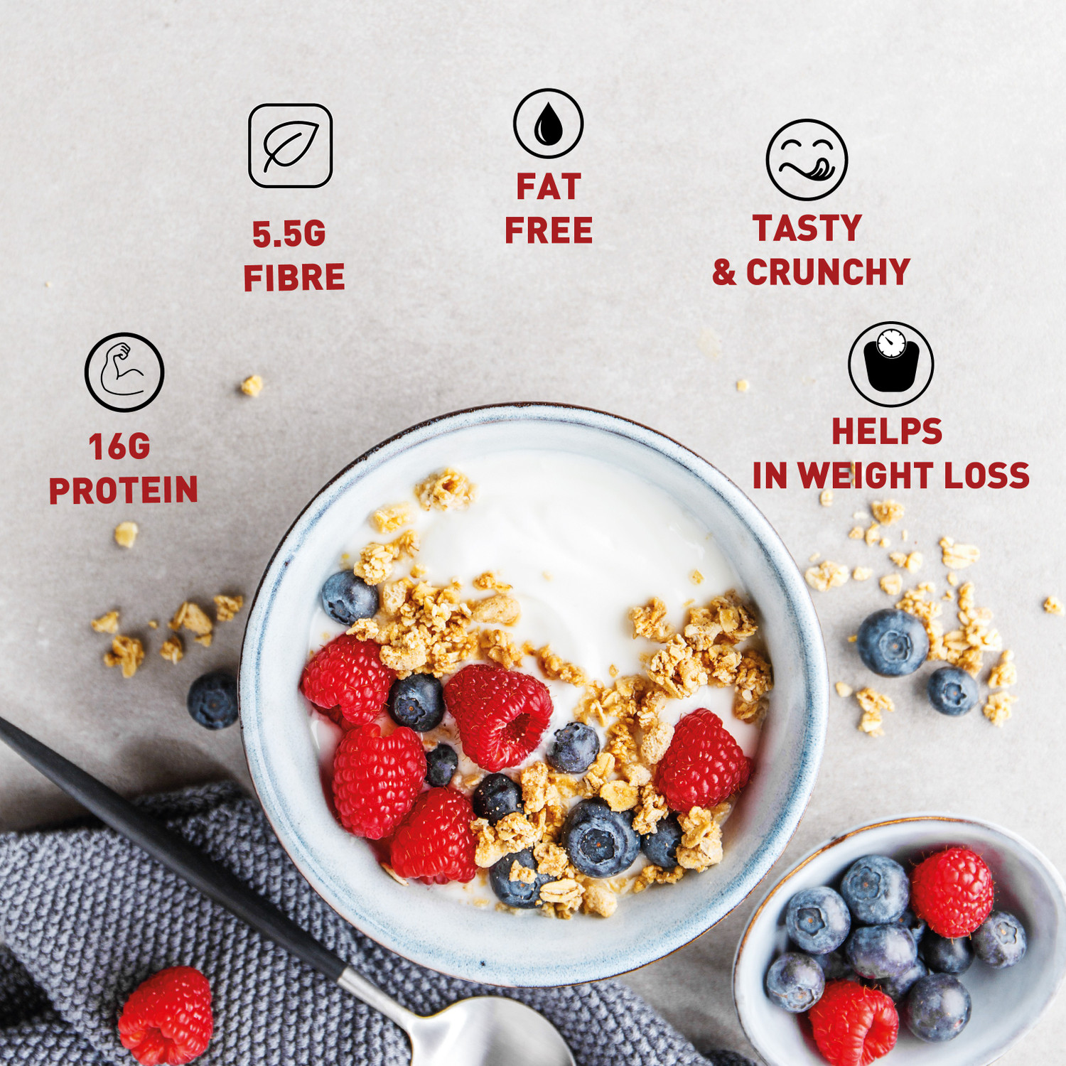 Image of MUSCLEBLAZE High Protein Breakfast Protein Cereal