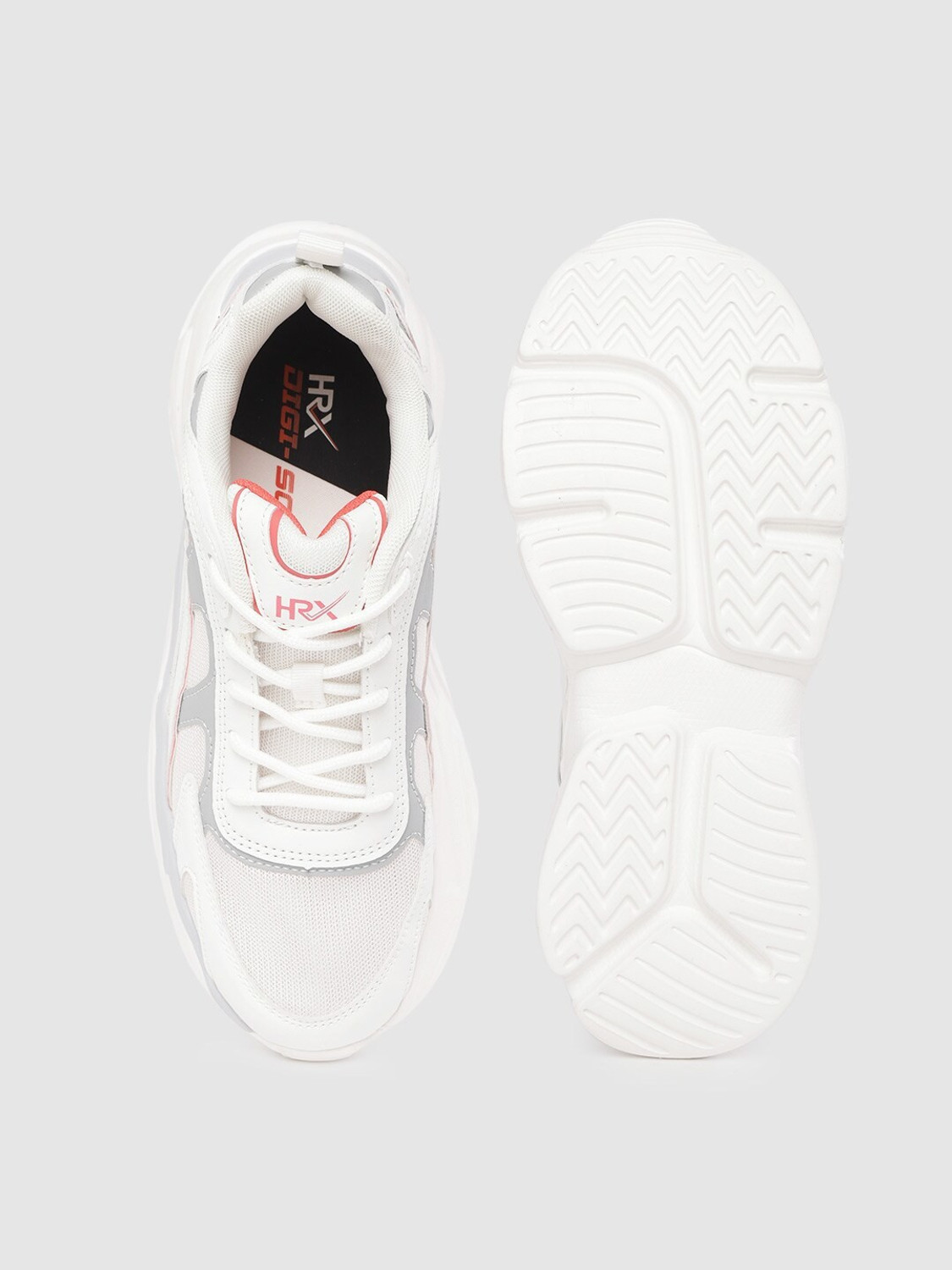 Hrx by hrithik discount roshan men white sneakers