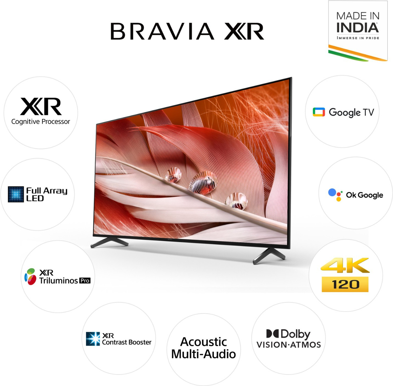 Image of SONY Bravia 164 cm (65 inch) Ultra HD (4K) LED Smart Google TV (XR-65X90J)