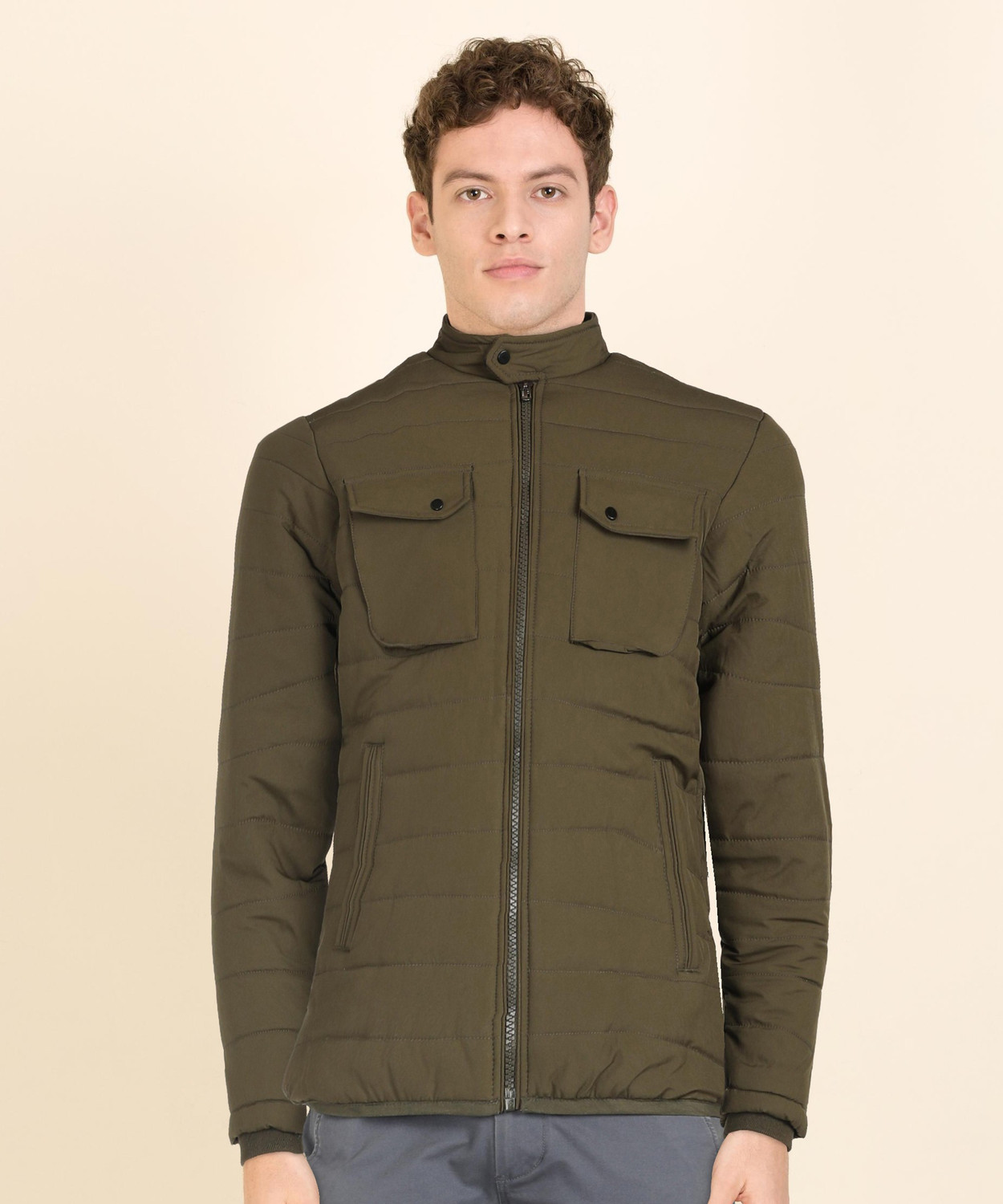 Image of Breil By Fort Collins Full Sleeve Solid Men Jacket