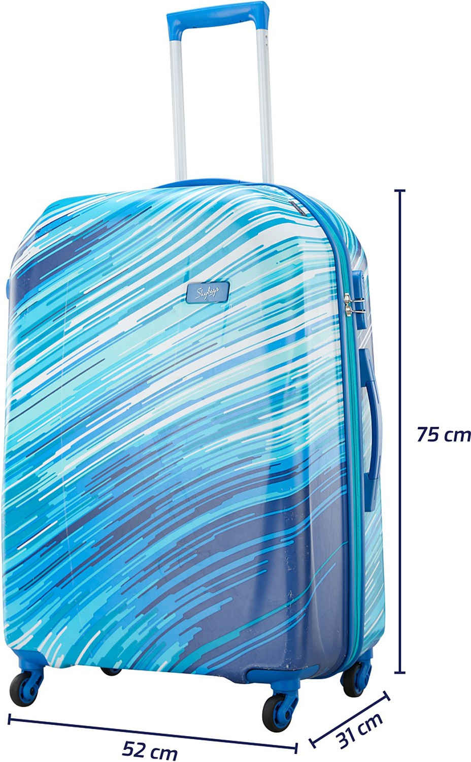 Image of SKYBAGS Trnce 75 rdbody Trolley Bag Check-in Suitcase 8 Wheels - 30 inch