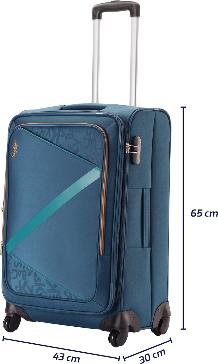Image of SKYBAGS Spotlight 4W Exp Str 68 (E) Blue Expandable Check-in Suitcase 4 Wheels - 28 inch