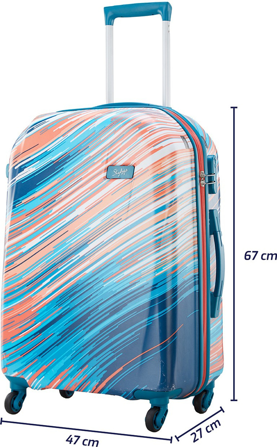 Image of SKYBAGS Trance 67 - Hardbody Trolley Bag Check-in Suitcase 8 Wheels - 27 inch