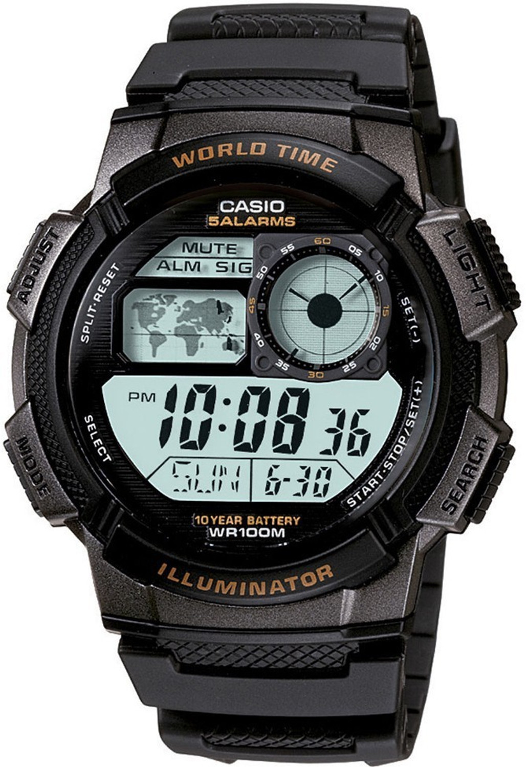 Image of CASIO AE-1000W-1AVDF Youth ( AE-1000W-1AVDF ) Digital Watch - For Men