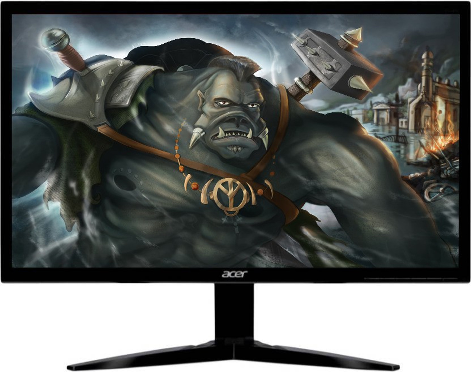 Image of Acer 59.94 cm (24 inch) Full HD LED Backlit TN Panel Gaming Monitor (KG241Q /KG241QS)