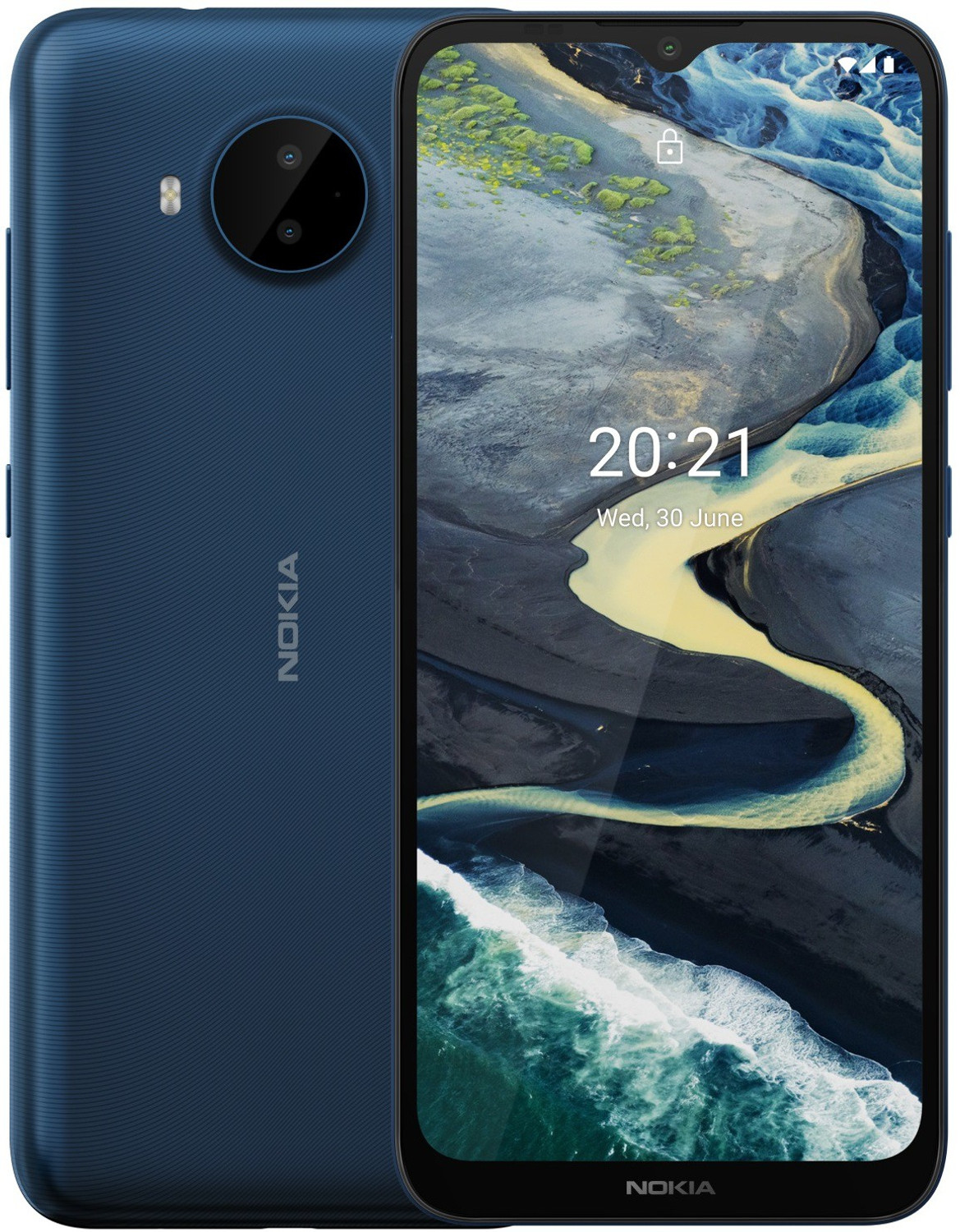 Image of Nokia C20 Plus Smartphone (Ocean Blue, 32 GB)