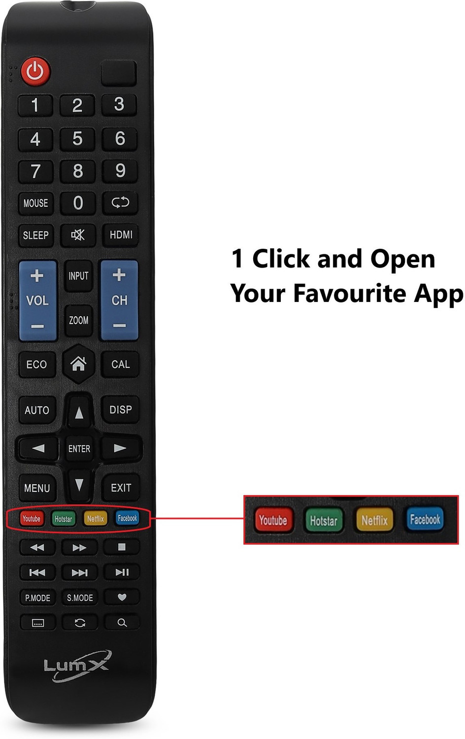 Image of LumX Border Less 109 cm (43 inch) Full HD LED Smart Android TV