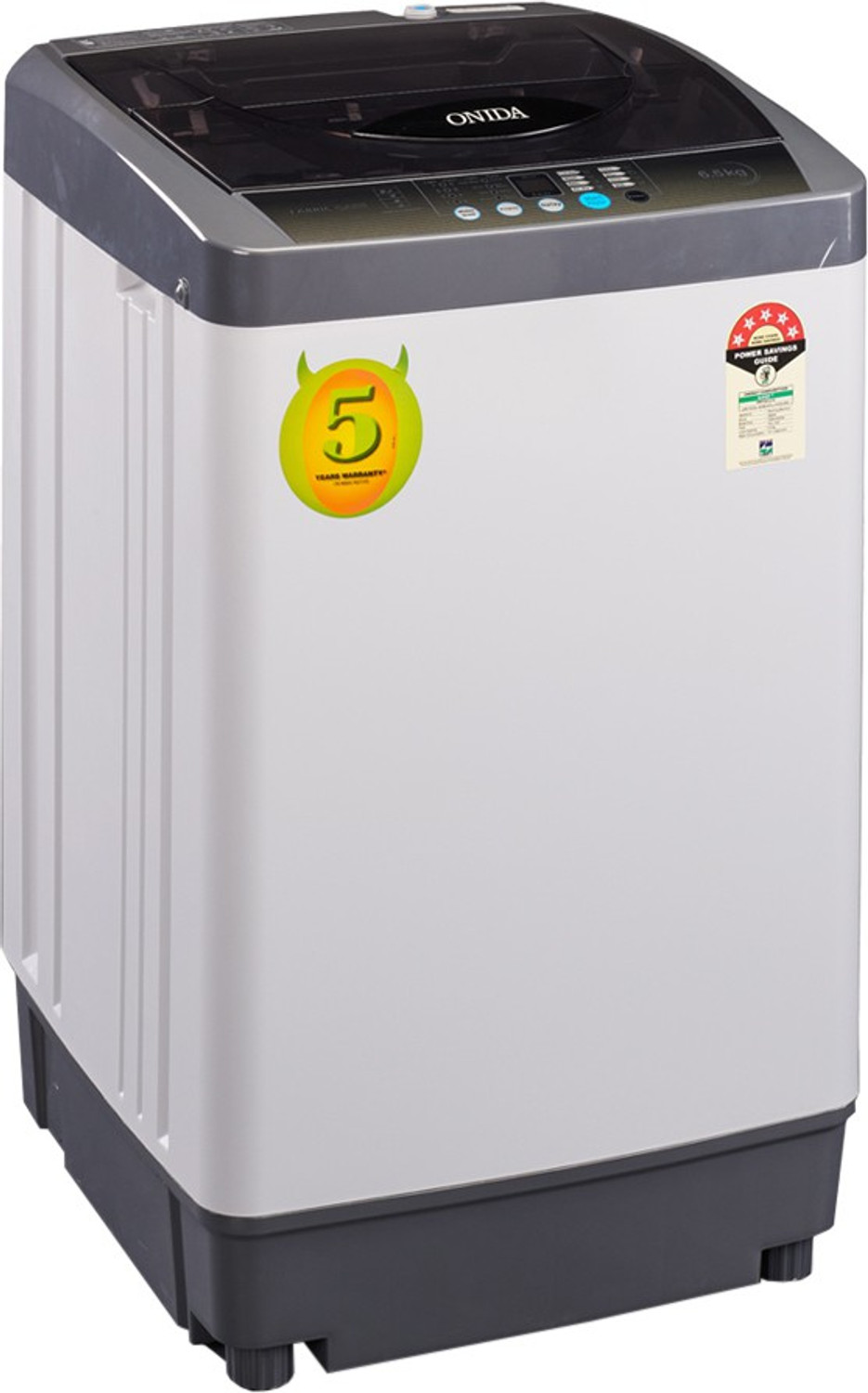 Image of ONIDA 6.5 kg Fully Automatic Top Load Washing Machine Grey