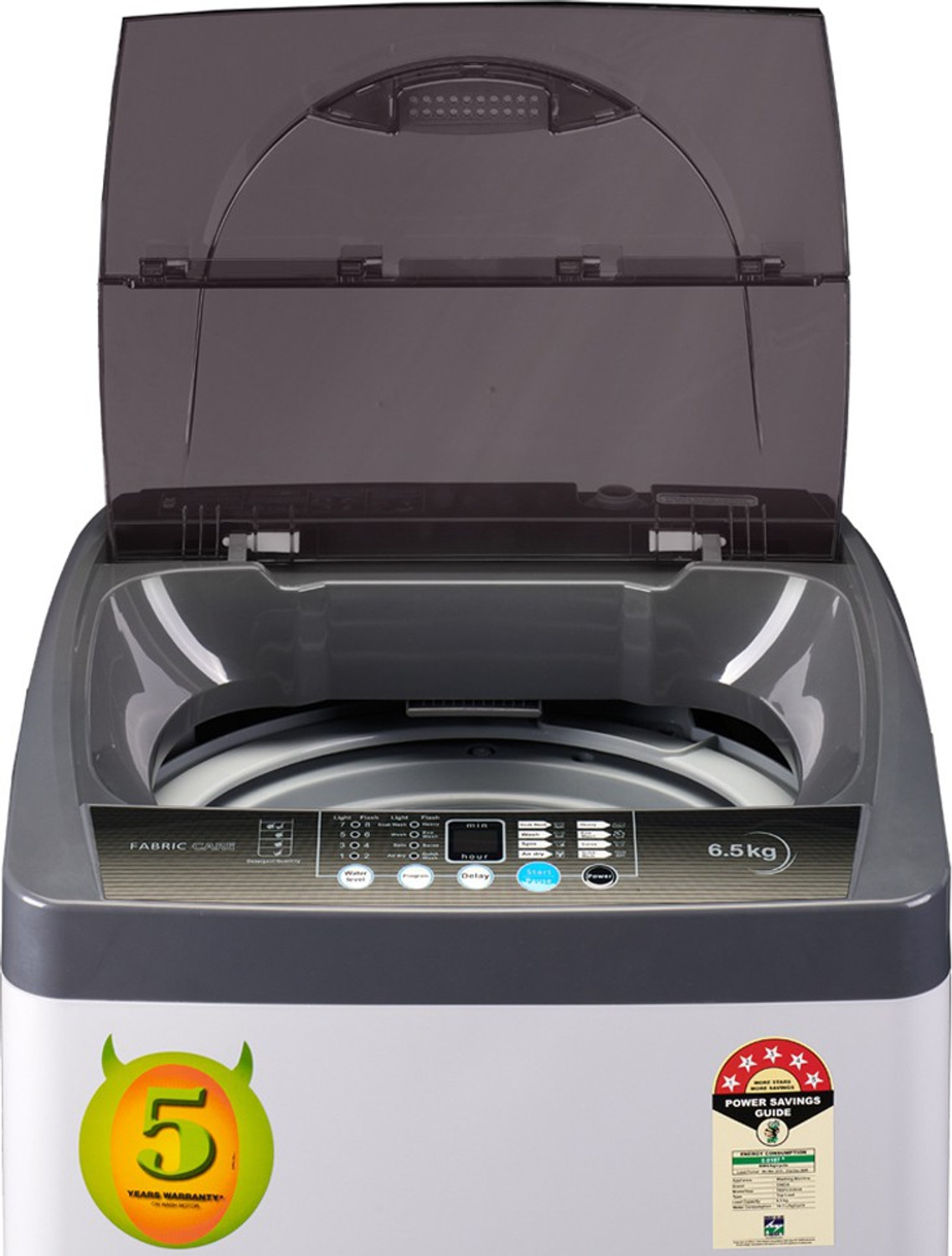 Image of ONIDA 6.5 kg Fully Automatic Top Load Washing Machine Grey