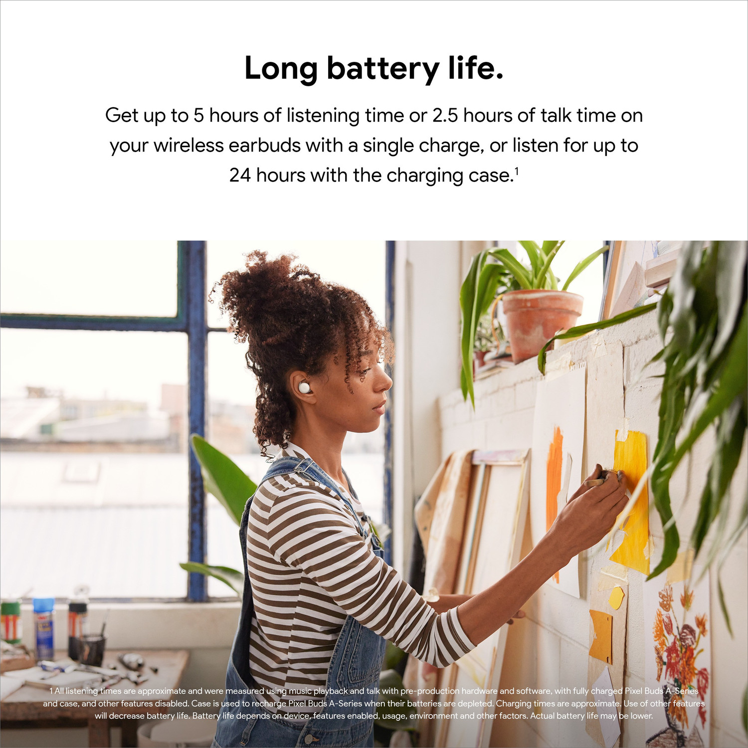 Image of Google Pixel Buds A-Series with Google Assistant Bluetooth