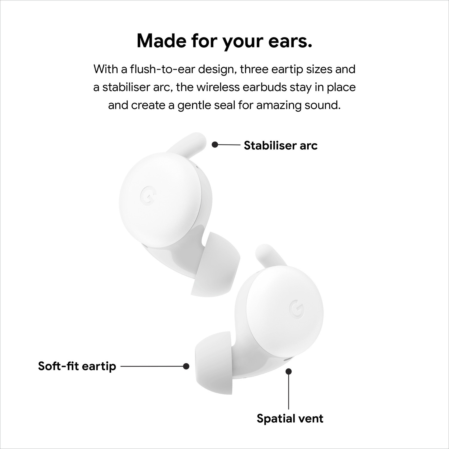 Image of Google Pixel Buds A-Series with Google Assistant Bluetooth