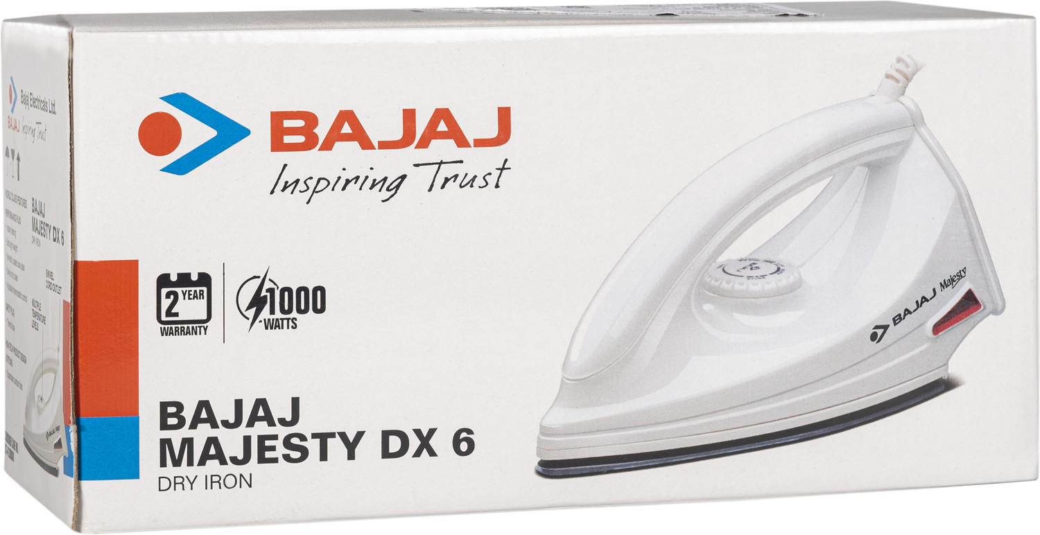 Image of BAJAJ Majesty DX 6 1000 W Dry Iron