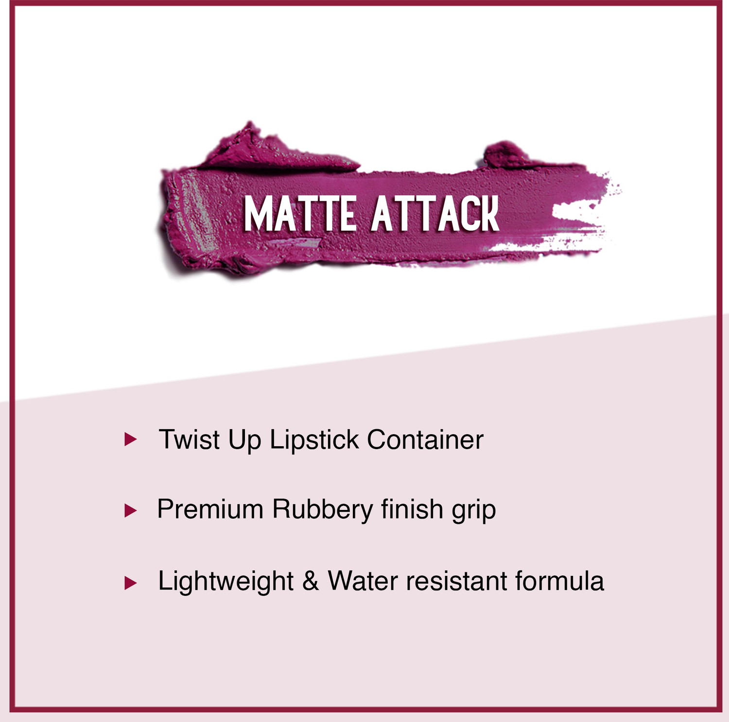 Image of SUGAR Matte Attack Transferproof & waterproof Lipstick