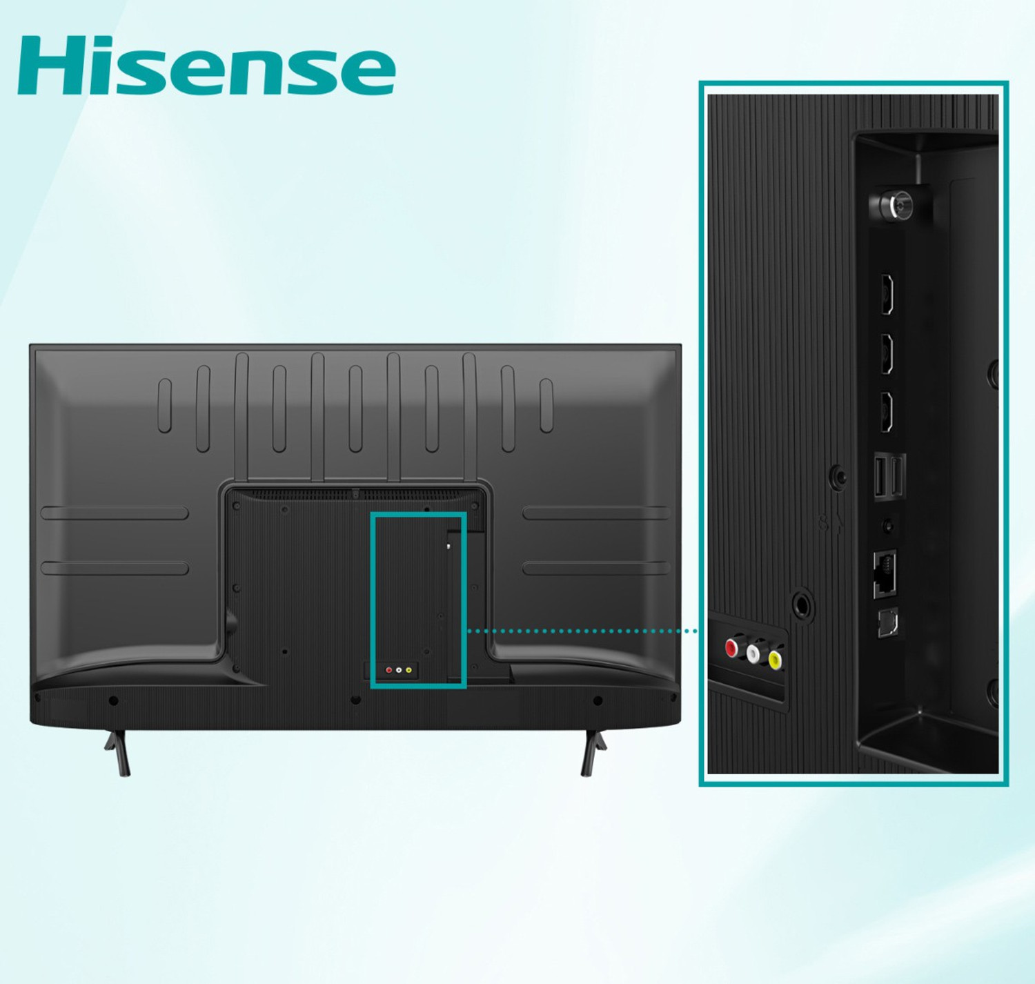 Image of Hisense A6GE Series 108 cm (43 inch) Ultra HD (4K) LED Smart Android TV with Dolby Vision and Dolby Atmos
