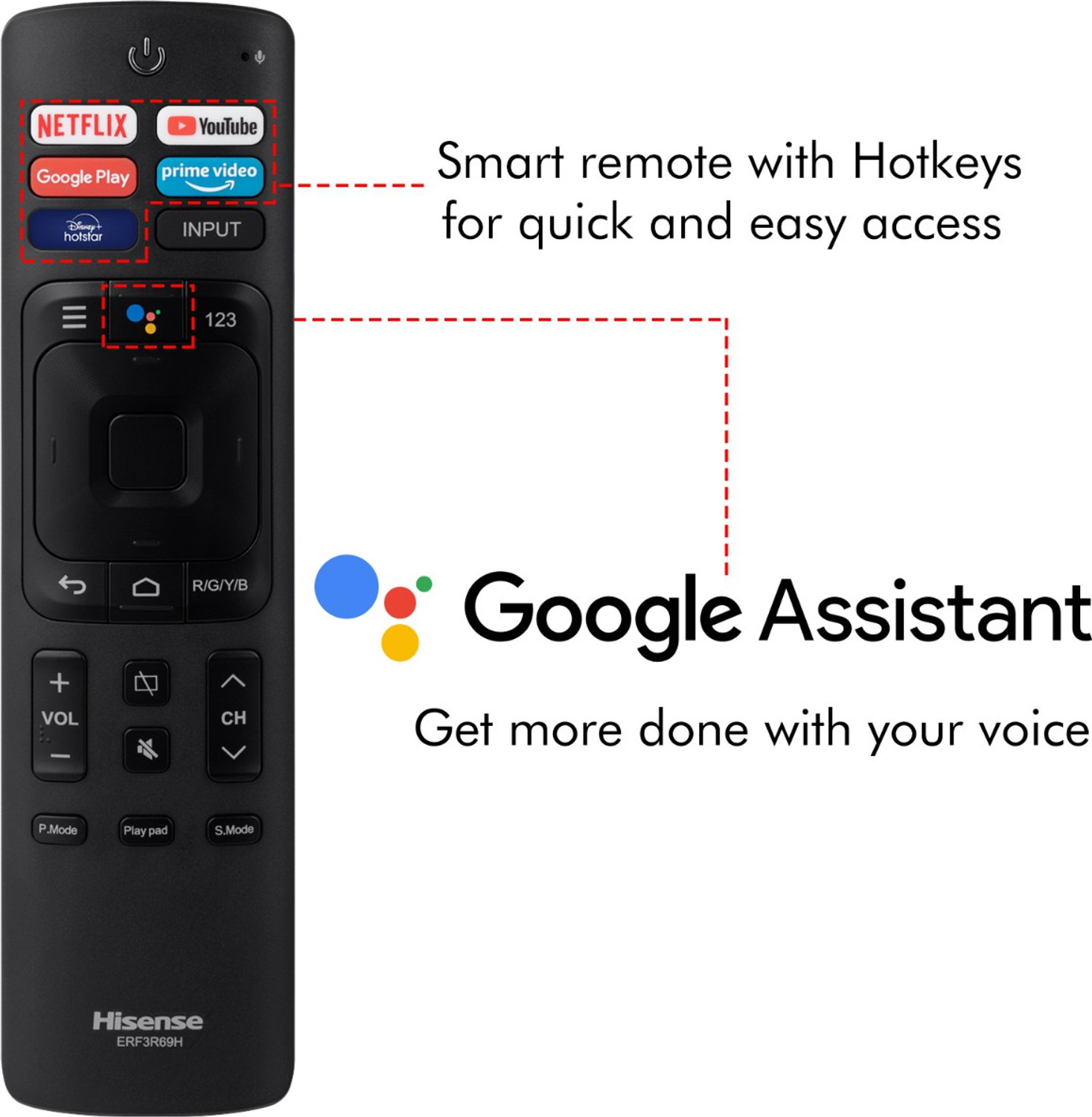 Image of Hisense A6GE Series 108 cm (43 inch) Ultra HD (4K) LED Smart Android TV with Dolby Vision and Dolby Atmos