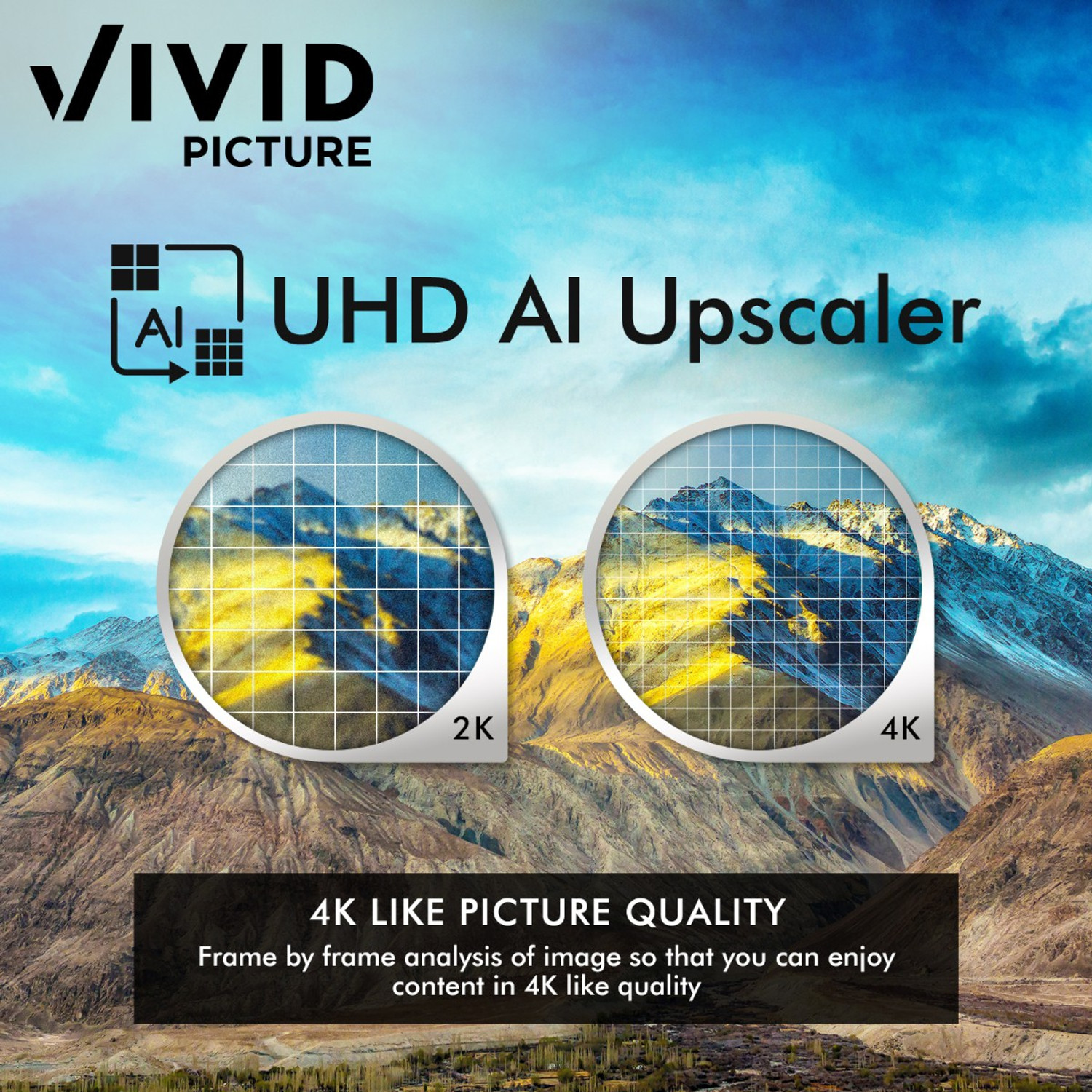 Image of Hisense A6GE Series 108 cm (43 inch) Ultra HD (4K) LED Smart Android TV with Dolby Vision and Dolby Atmos