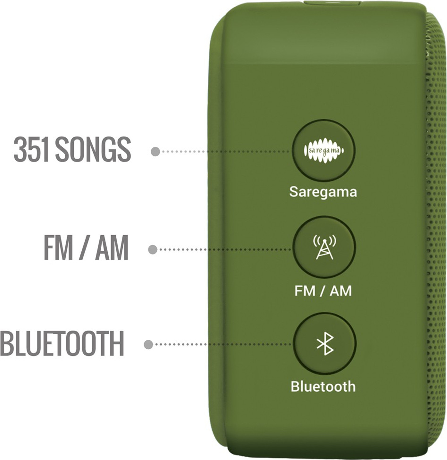 Image of SAREGAMA Carvaan Mini Hindi 5 W Bluetooth Home Audio Speaker