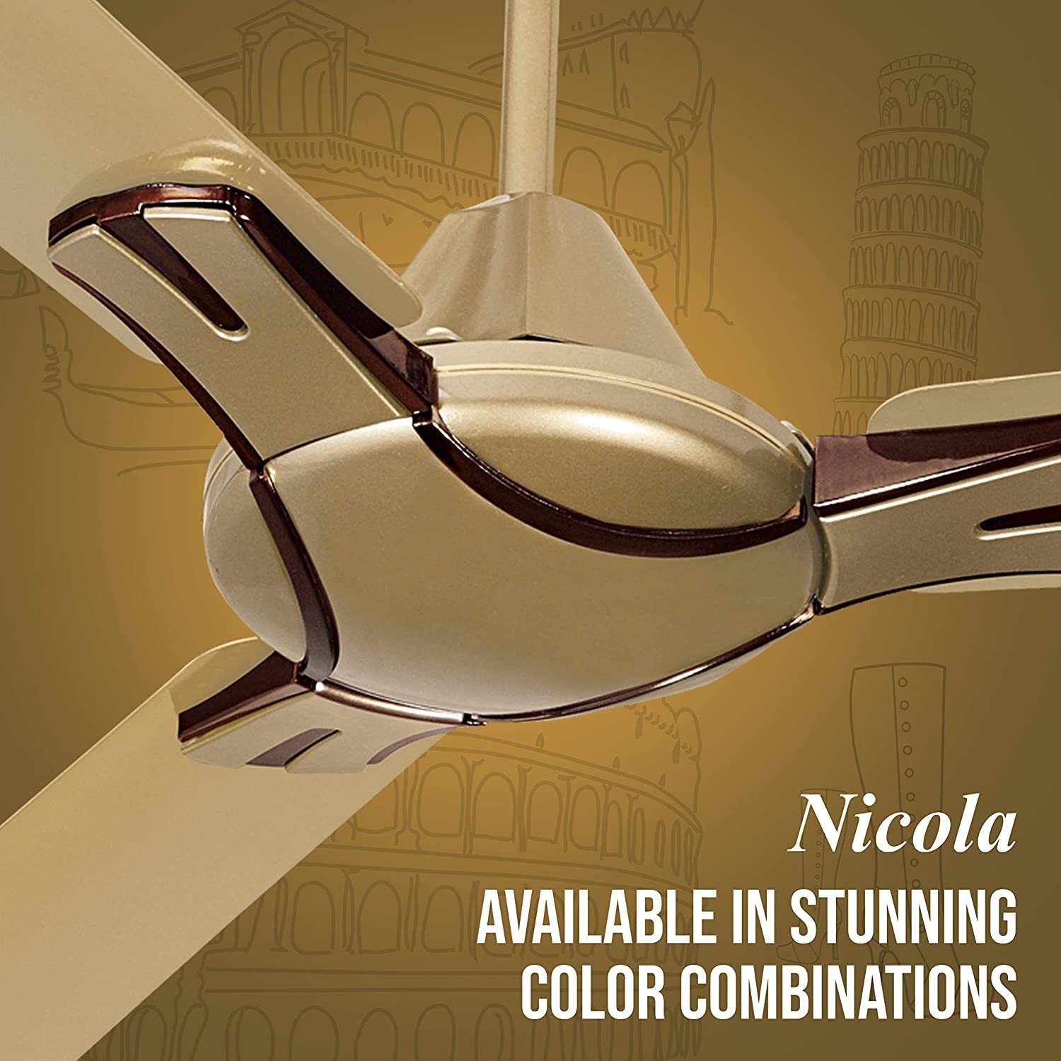 Image of HAVELLS Nicola with 2 Year Warranty Energy Saving 1200 mm Ceiling Fan