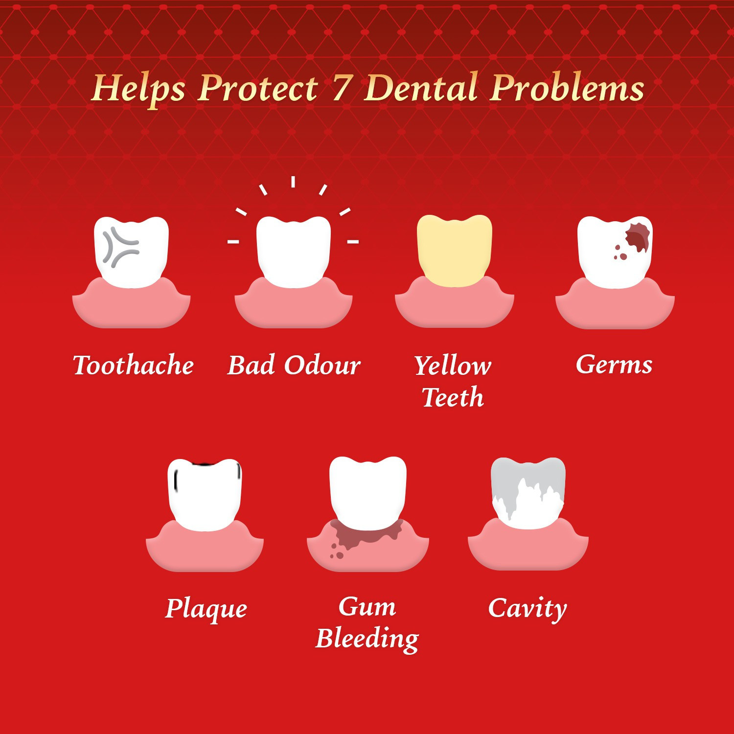 Image of Dabur Red Paste (Combo Pack- 175g x 4) |Complete Cavity Protection |13 Ayurvedic Herbs Toothpaste