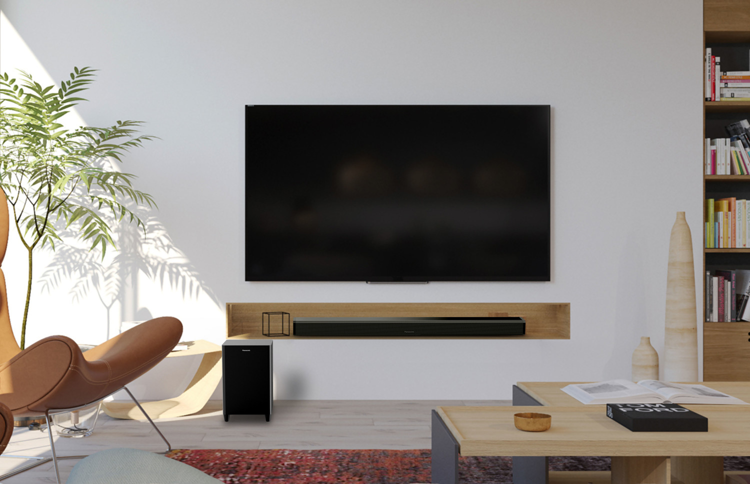 Image of Panasonic SC-HTB76GW-K 100 W Bluetooth Soundbar