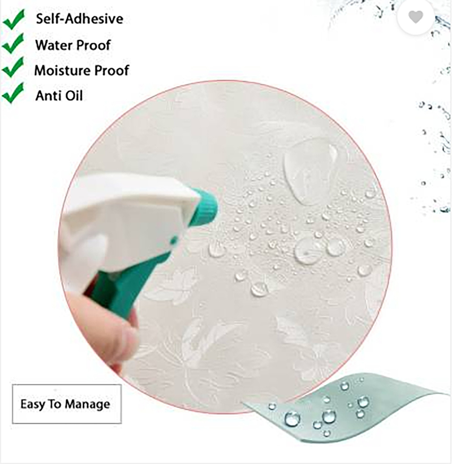 Image of Flipkart SmartBuy 500 cm Wall Stickers Wallpaper Abstract Home Office Decoration Furniture Makeover DIY Self-adhesive Self Adhesive Sticker