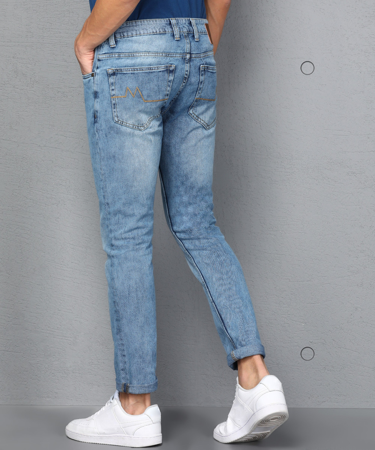 Image of METRONAUT by Flipkart Slim Men Dark Blue Jeans