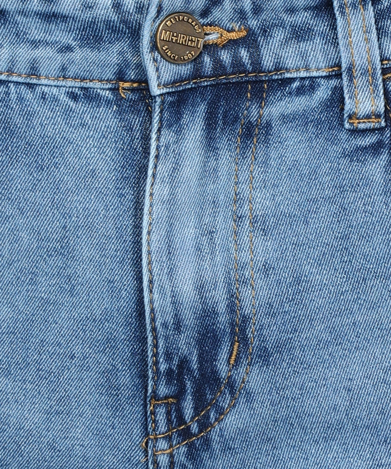 Image of METRONAUT by Flipkart Slim Men Dark Blue Jeans