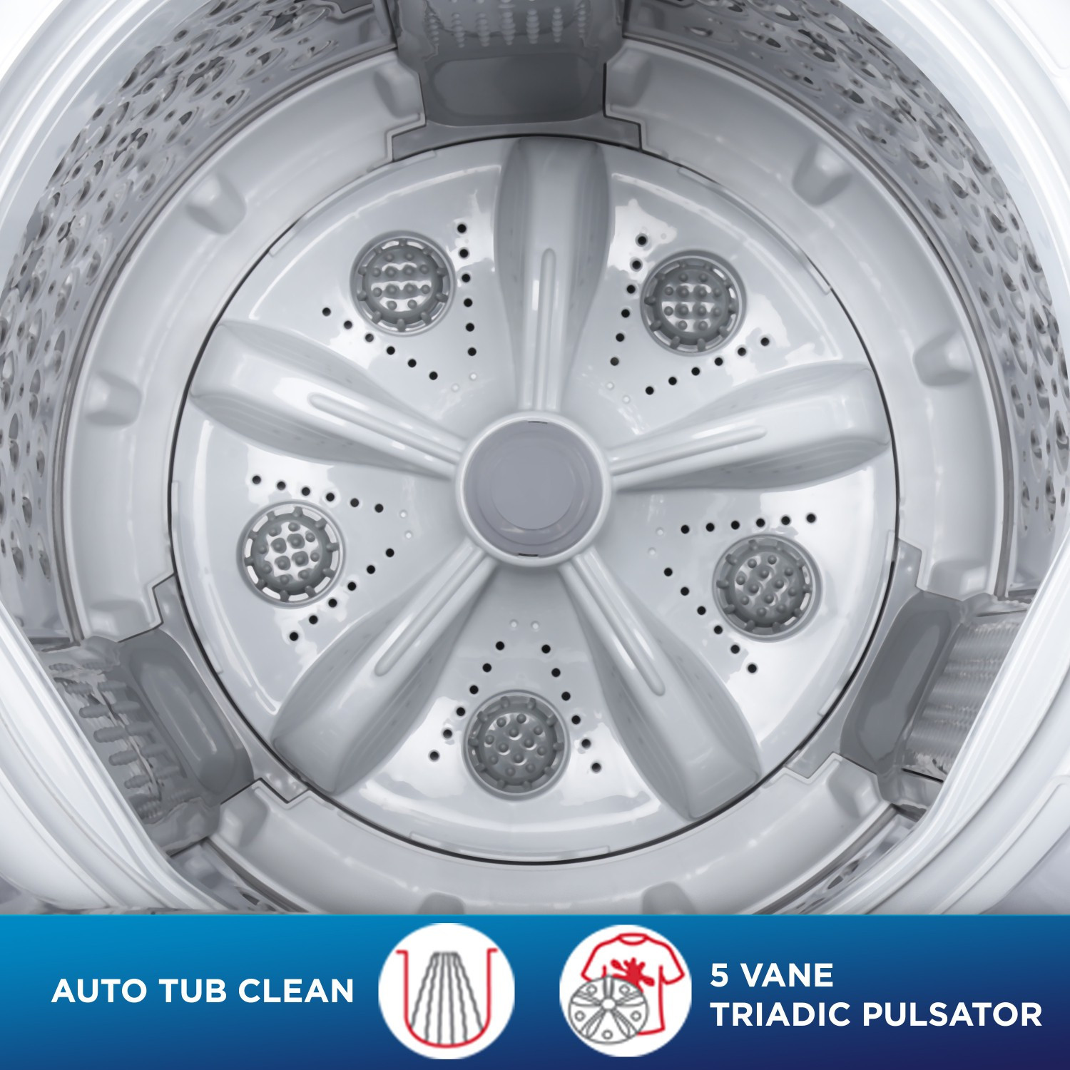 Image of IFB 7 kg Fully Automatic Top Load Washing Machine Grey