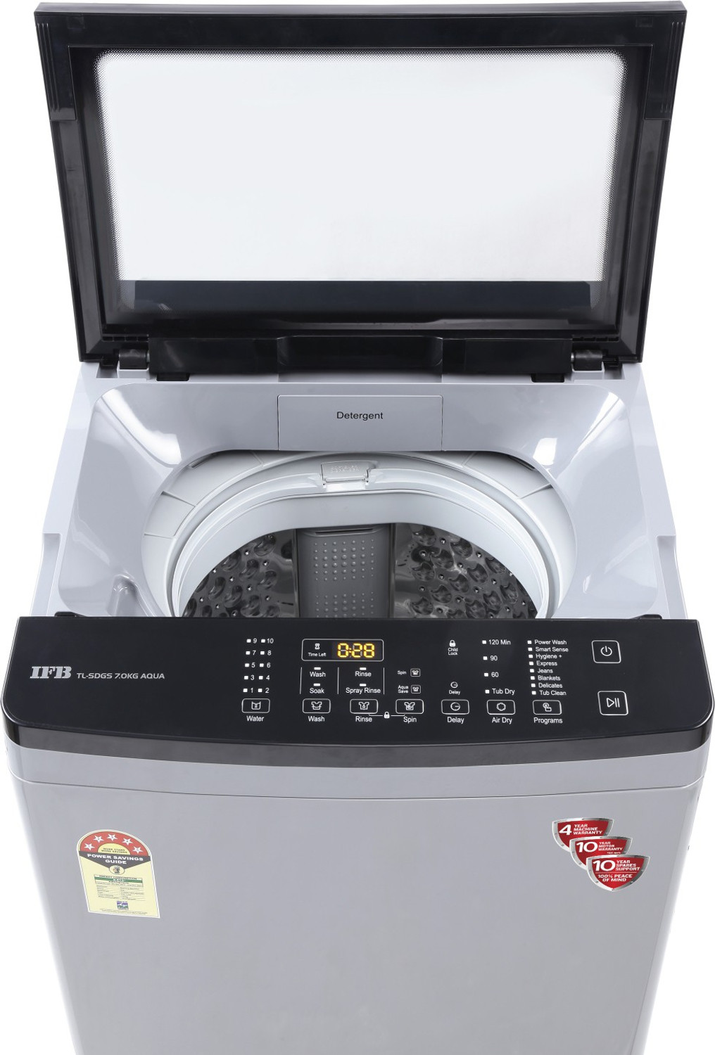 Image of IFB 7 kg Fully Automatic Top Load Washing Machine Grey