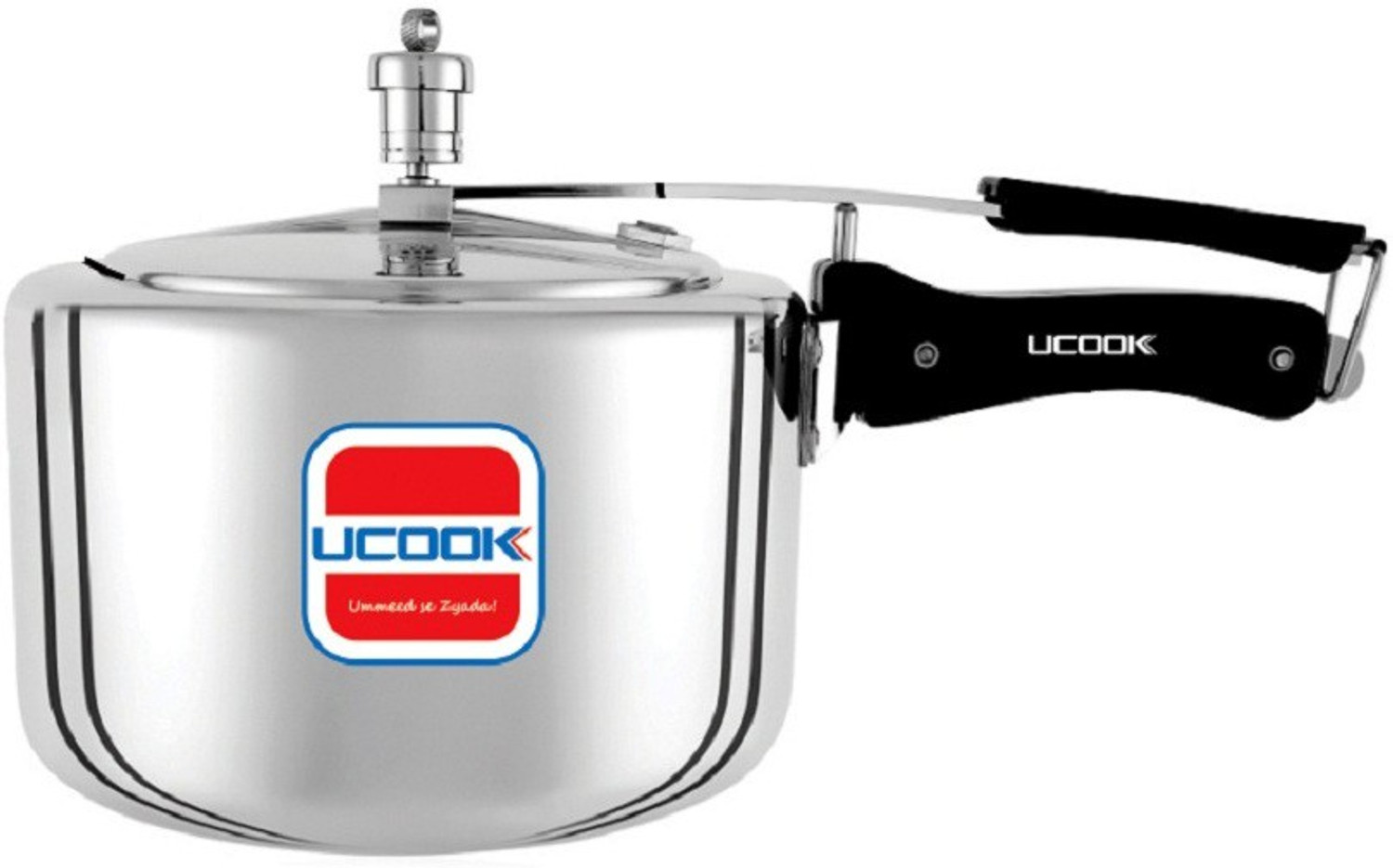 UCOOK By United Ekta Engg. 3 Litre Aluminium Inner Lid Non Induction 3 L Inner Lid Pressure Cooker Aluminium Price History