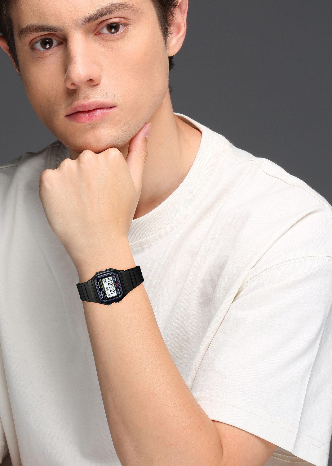 Image of CASIO F-91W-1DG Youth ( F-91W-1Q ) Digital Watch - For Men