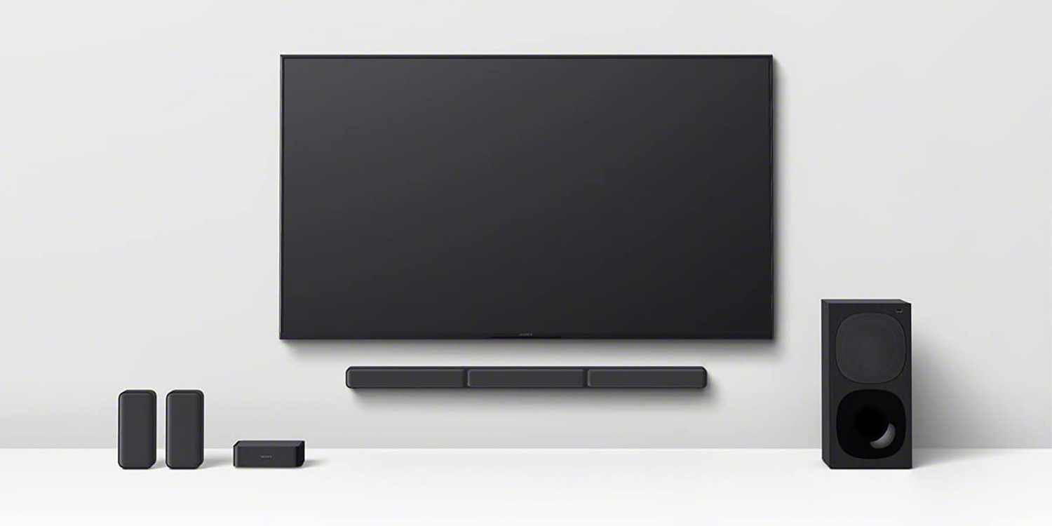 Image of SONY HT-S40R 5.1ch Home Theatre with Dolby Digital, Subwoofer, Rear Speakers, 600 W Bluetooth Soundbar