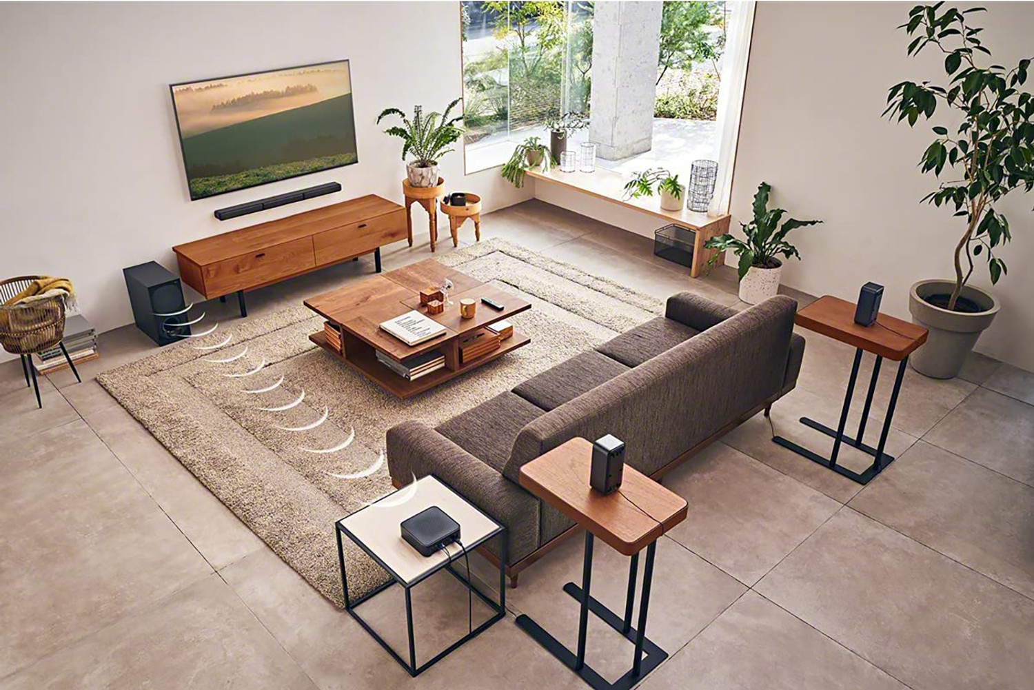 Image of SONY HT-S40R 5.1ch Home Theatre with Dolby Digital, Subwoofer, Rear Speakers, 600 W Bluetooth Soundbar