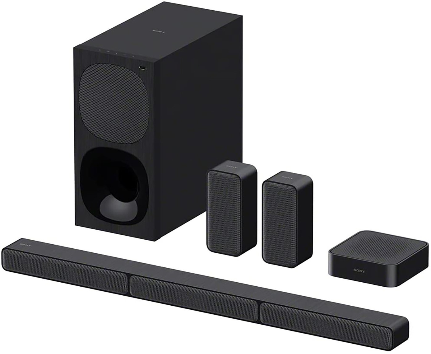 Image of SONY HT-S40R 5.1ch Home Theatre with Dolby Digital, Subwoofer, Rear Speakers, 600 W Bluetooth Soundbar