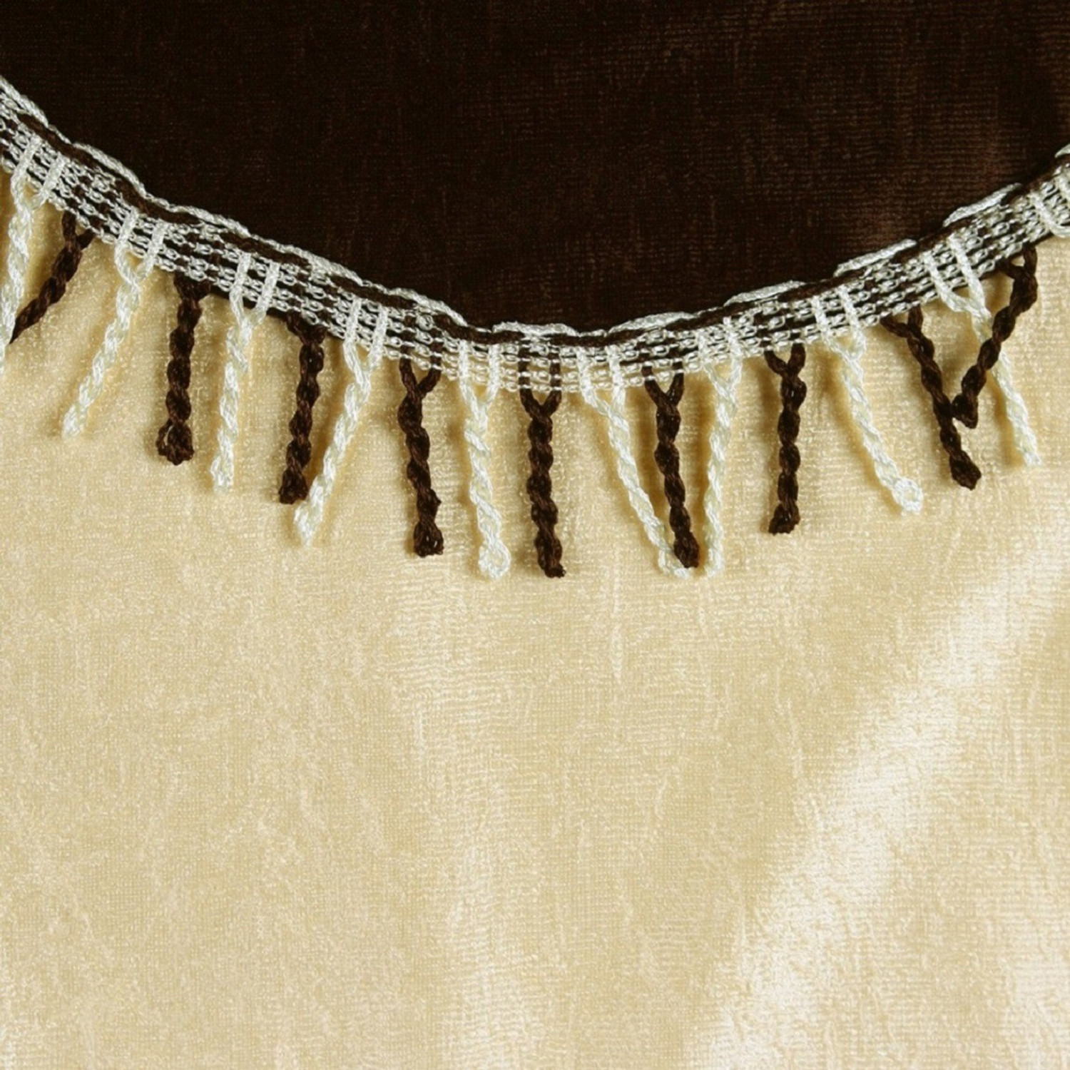 Image of Panipat Textile Hub 213 cm (7 ft) Door Polyester Semi Transparent Curtain (Pack Of 2)