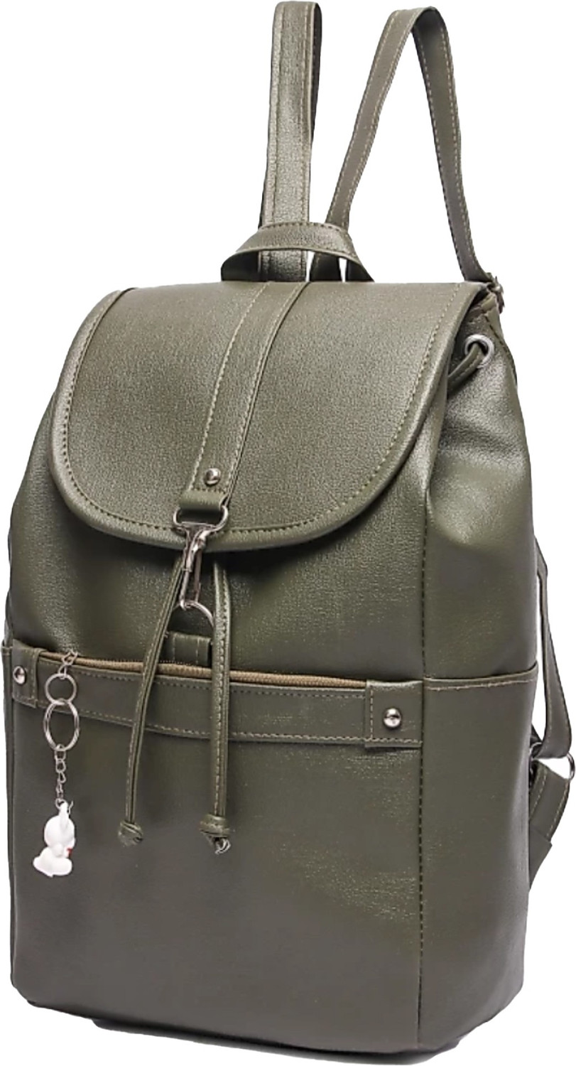 Image of PARAVEL Medium 25 L Backpack Girls Bag For School Collage Travel backpack (Green)
