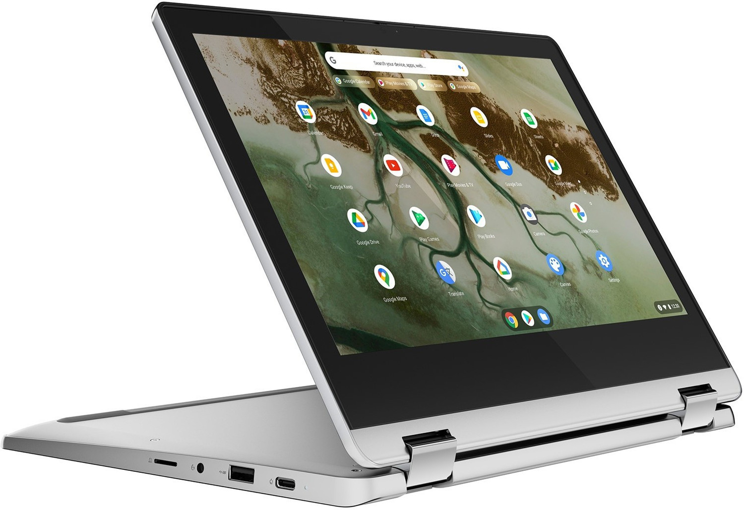 Image of Lenovo Chromebook Intel Celeron Dual Core N4500 - (4 GB /128 GB EMMC Storage /Chrome OS) CB 11IJL6 Chromebook