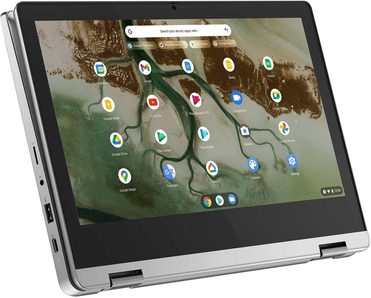 Image of Lenovo Chromebook Intel Celeron Dual Core N4500 - (4 GB /128 GB EMMC Storage /Chrome OS) CB 11IJL6 Chromebook