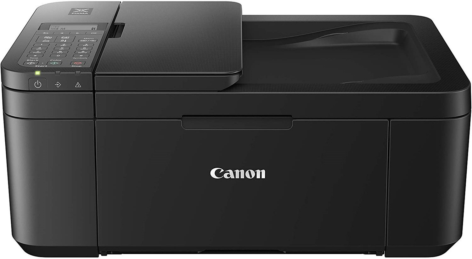 Image of Canon E4570 Multi-function WiFi Color Inkjet Printer with Voice Activated Printing Google Assistant and Alexa with Auto Duplex feature and Auto-document feeder