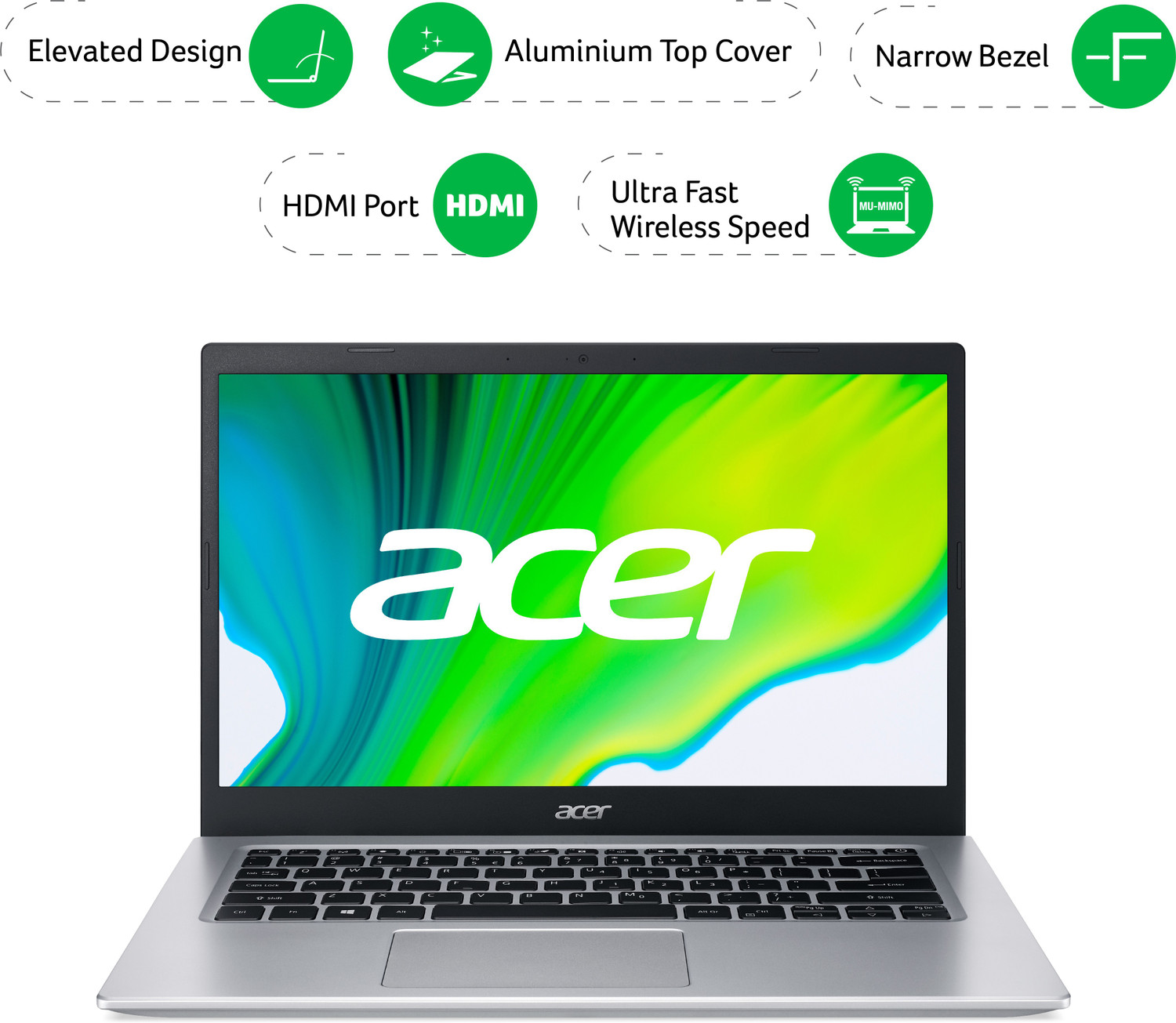 Image of Acer Aspire 5 Intel Core i3 11th Gen 1115G4 - (8 GB /1 TB HDD /Windows 11 Home) A514-54 Thin and Light Laptop