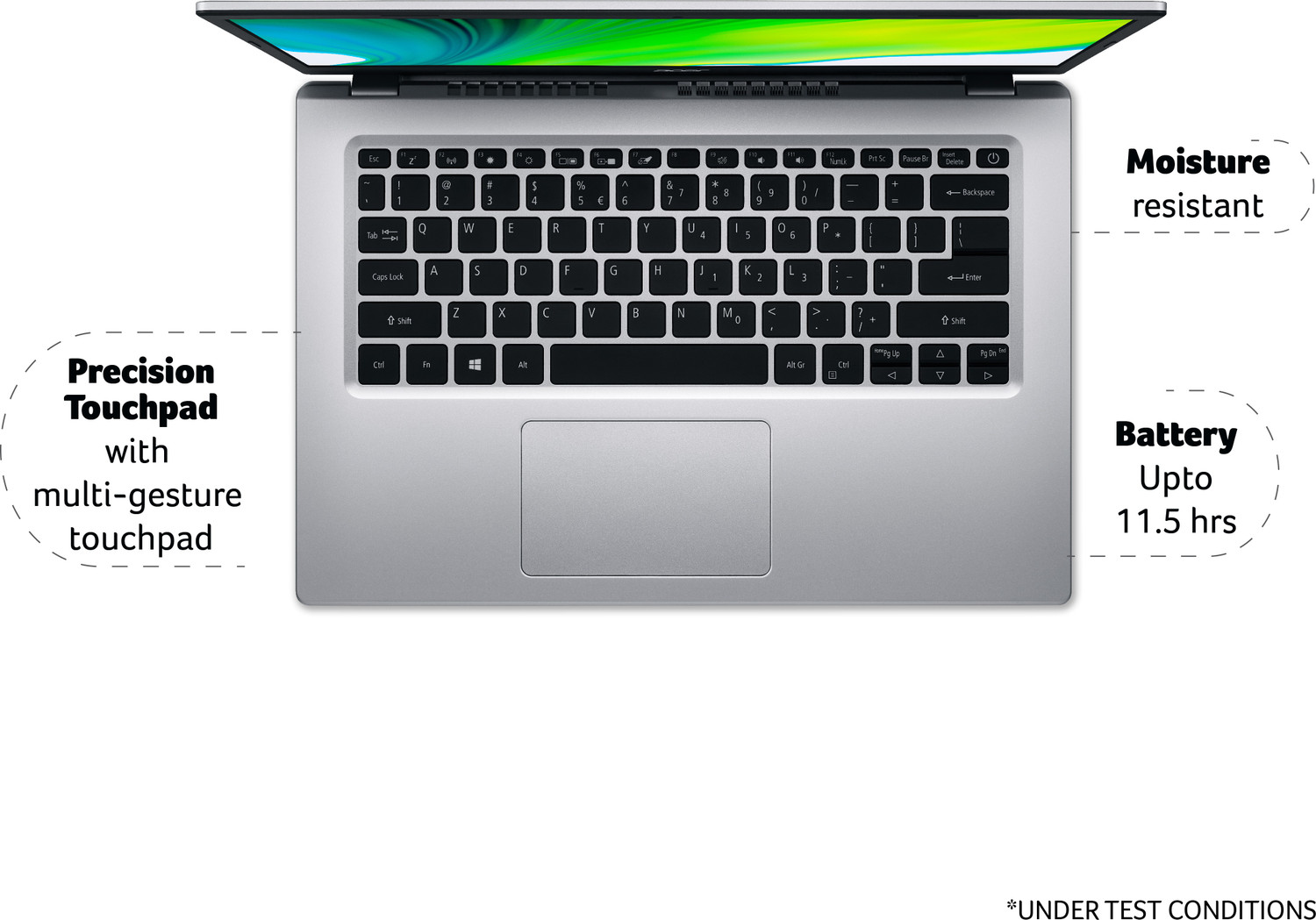 Image of Acer Aspire 5 Intel Core i3 11th Gen 1115G4 - (8 GB /1 TB HDD /Windows 11 Home) A514-54 Thin and Light Laptop