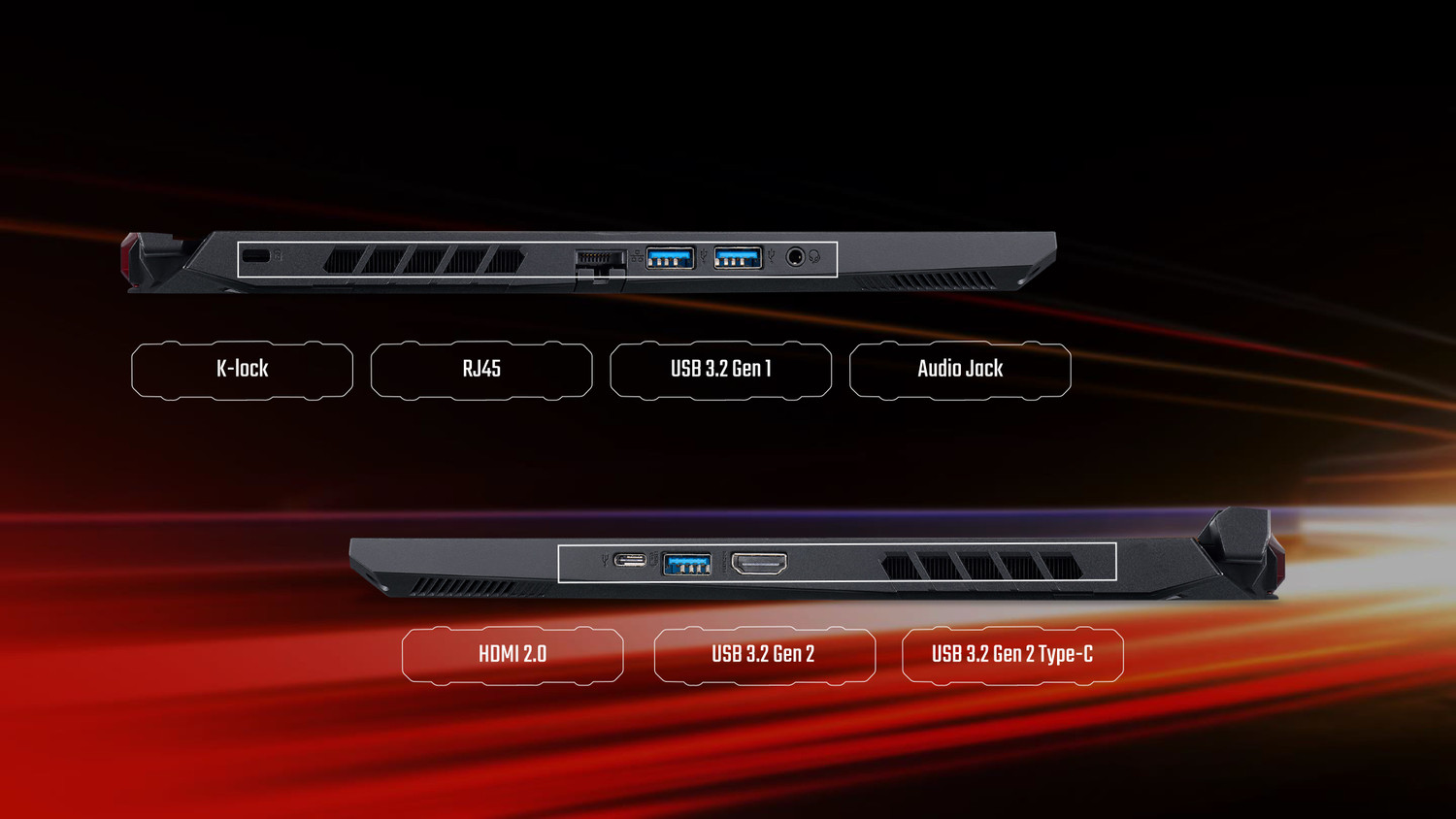 Image of Acer Nitro 5 AMD Ryzen 5 Hexa Core 5600H - (16 GB /1 TB HDD /256 GB SSD /Windows 10 Home /6 GB Graphics /NVIDIA GeForce RTX 3060 /144 Hz) AN515-45-R3TC Gaming Laptop