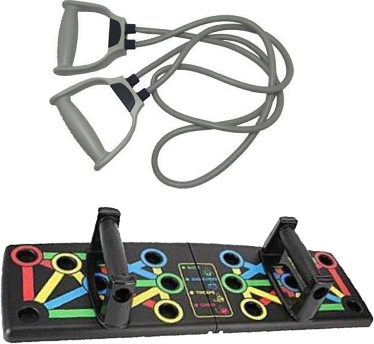 BRPEARl Push Up Board - Complete Push Up Training System Color-Coded P