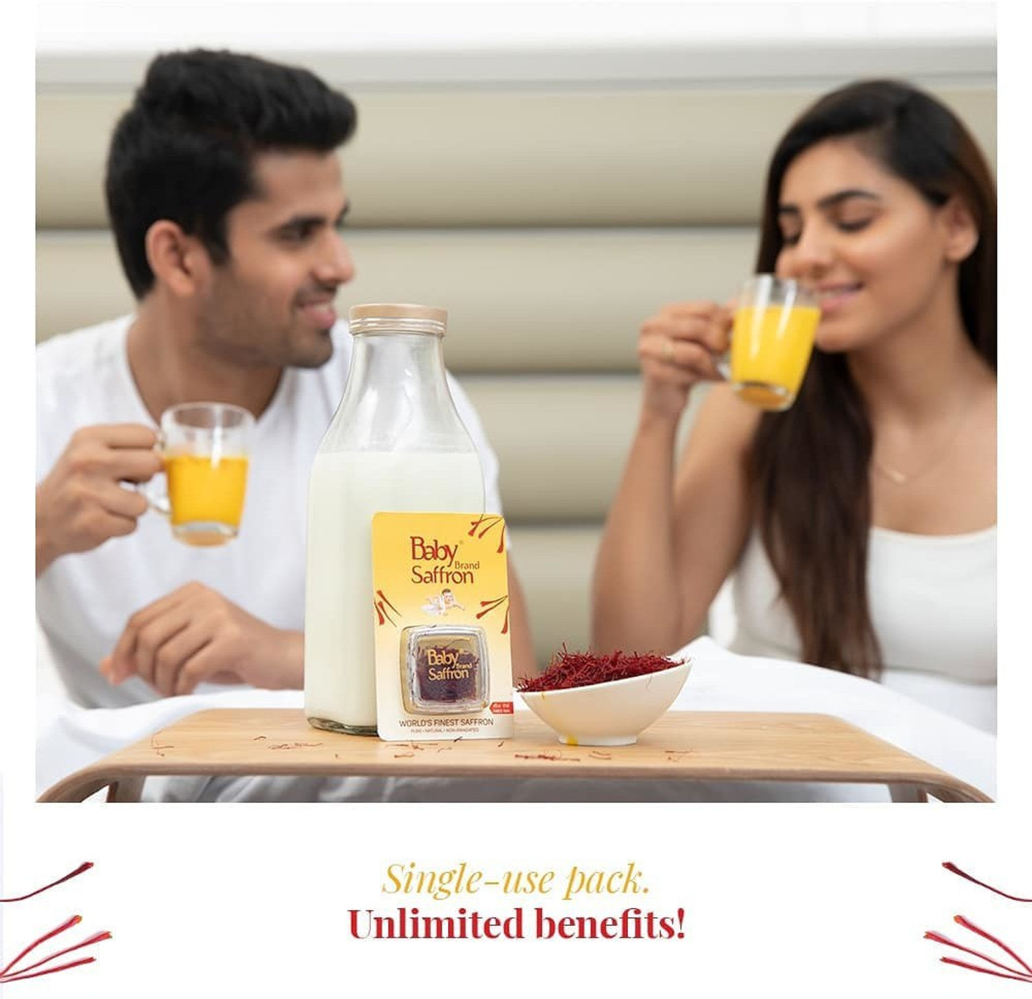 Image of Baby Saffron Baby Brand Kesar 2 gm(2 *1 Gms) (2 x 1 g)