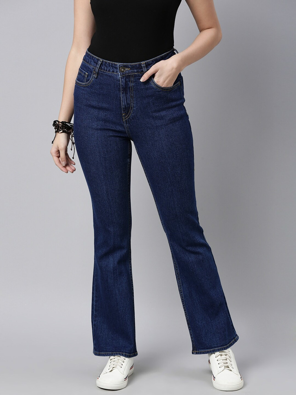 Roadster Boot Leg Women Dark Blue Jeans Price History