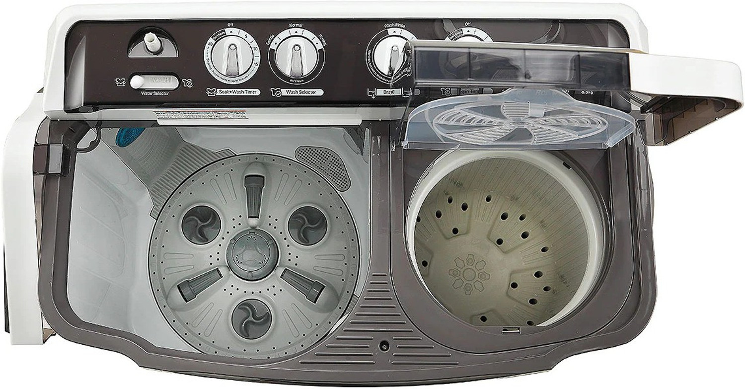 Image of LG 8.5 kg Semi Automatic Top Load Washing Machine Grey, White